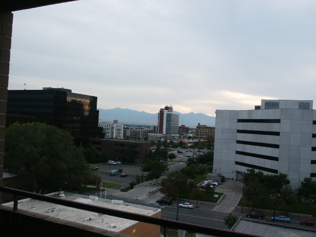 Salt Lake City, UT: Looking West from Broadway Tower Apts.