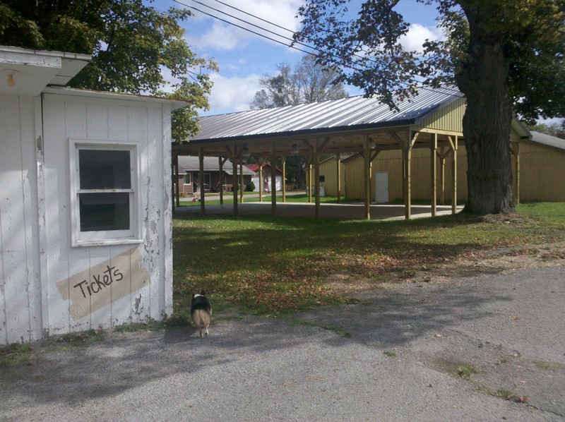 Pike, NY: new pavilion in the fair grounds 2011