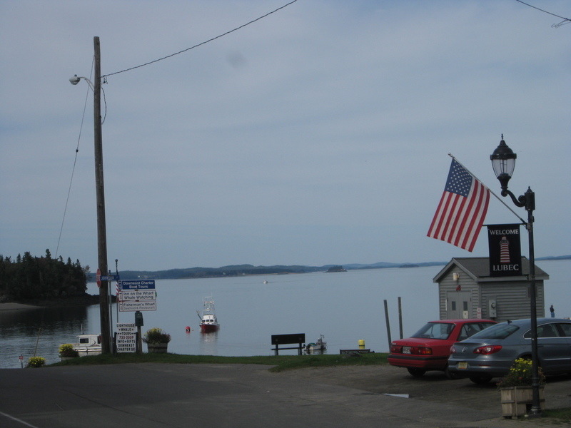 Lubec, ME Downtown Lubec, looking over the bay photo, picture, image