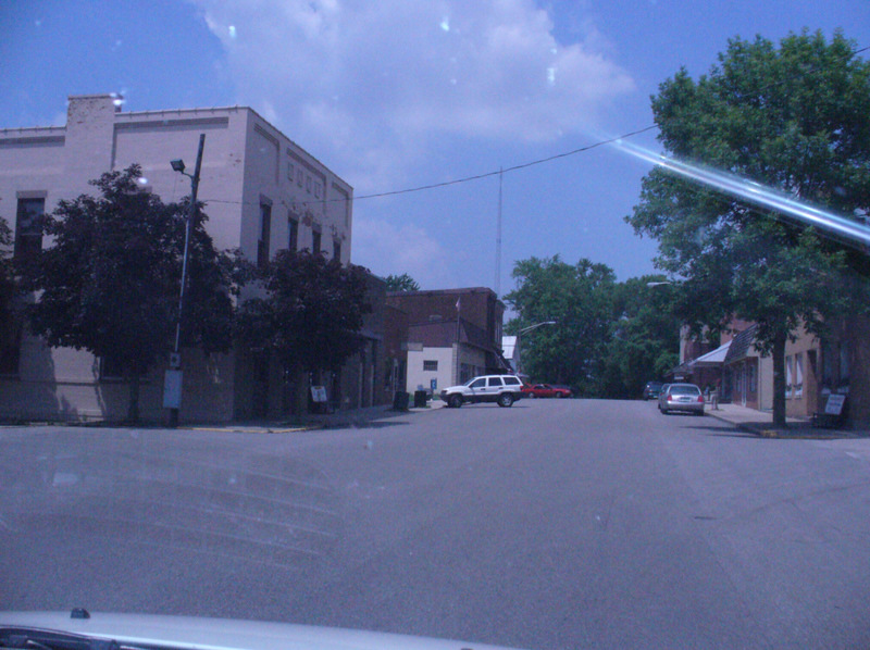 Roann, IN: Main Street Roann