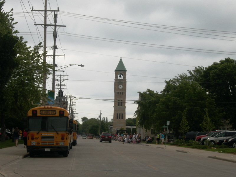 Neenah, WI : clock tower in downtown Neenah photo, picture, image ...