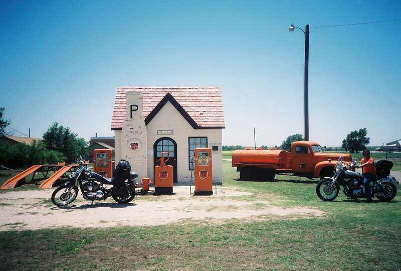 McLean, TX: Taking a break in Texas on the "Route 66 trip" from Indiana to California