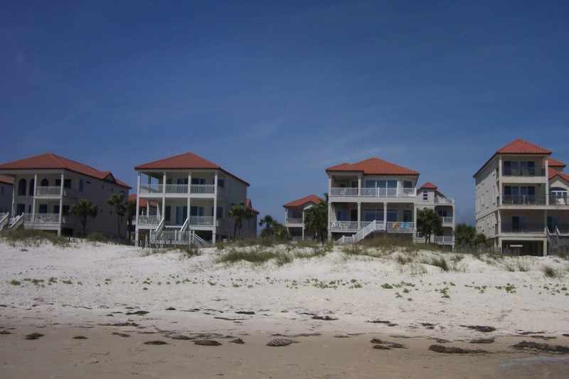 St. George, FL: beachfront rental houses on St. George Island