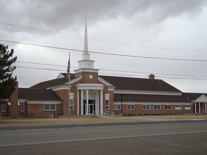 Sanford, CO: LDS Church on Main Street Sanford