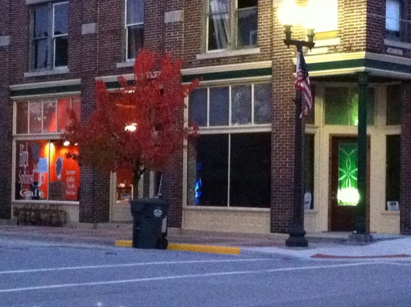 Redkey, IN: High Spirits Cafe, Gray Hotel, NW corner of High St. and RT 1,