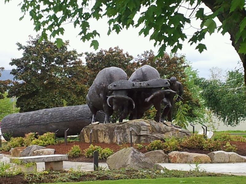 Enumclaw, WA: Enumclaw Logging Memorial