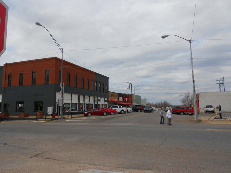 McLoud, OK Main Street looking North photo, picture, image (Oklahoma
