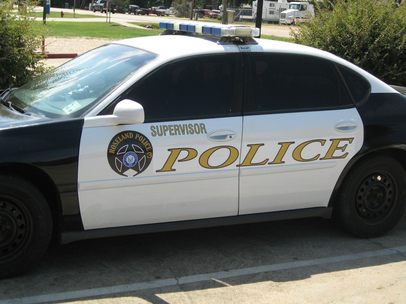 Roseland, LA: Police Car Roseland LA