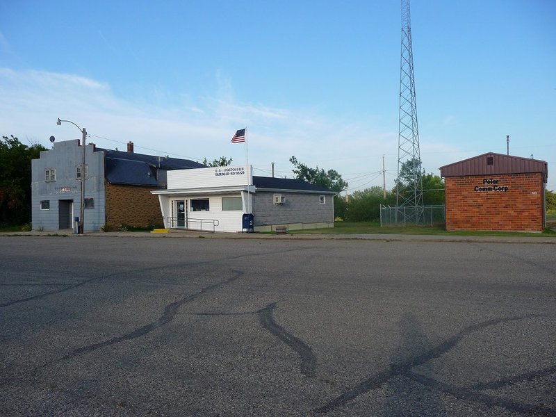 Fairdale, ND: Fairdale North Dakota Main Street Post Office