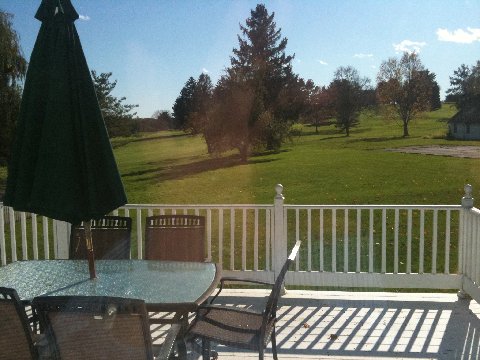 Bloomfield, CT: TBCC GOLF COURSE FROM REAR DECK