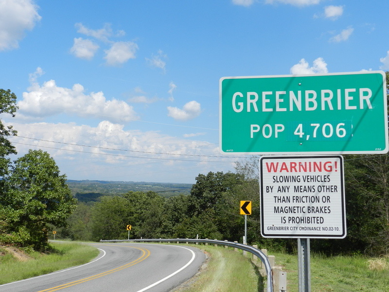 Greenbrier, AR Current Population 2010 Census photo, picture, image (Arkansas) at
