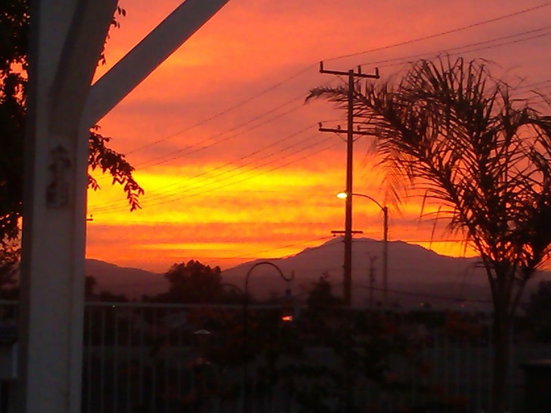 Rialto, CA: sunrise 4