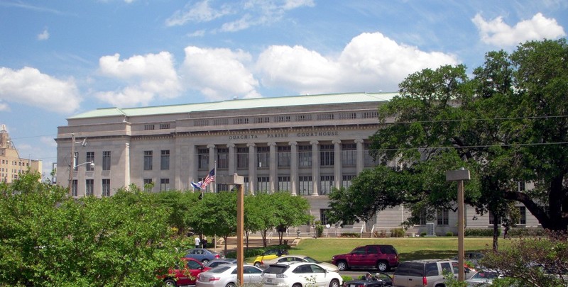 Monroe, LA: Ouachita parish court house - Monroe Downtown