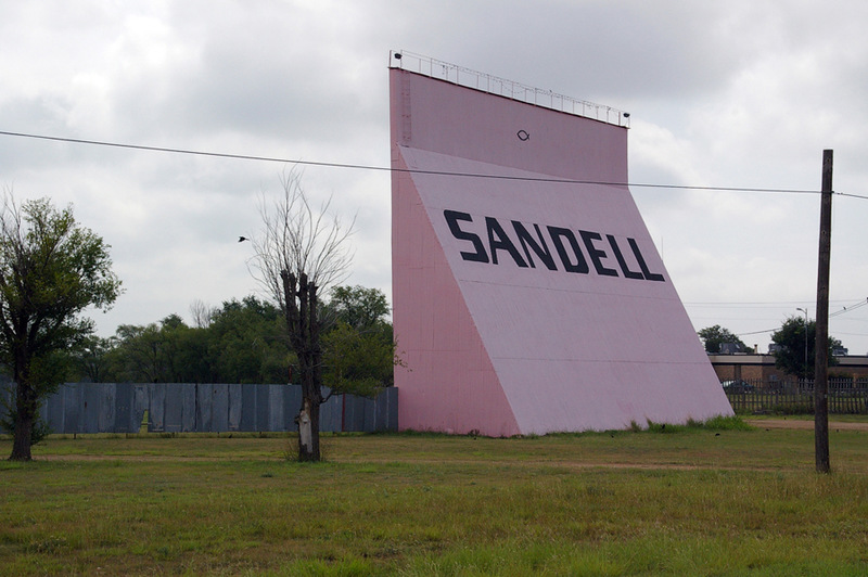 Clarendon, TX: SANDELL DRIVE-IN re-opened in 2002, showing movies nightly from March to December.