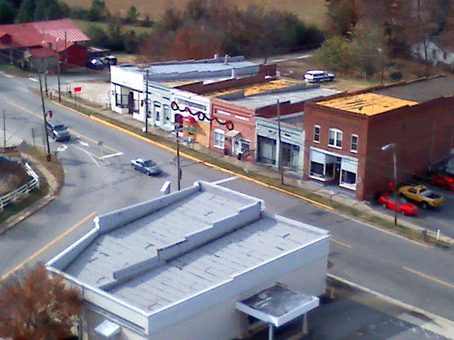 Sharon, SC: from atop the water tower.