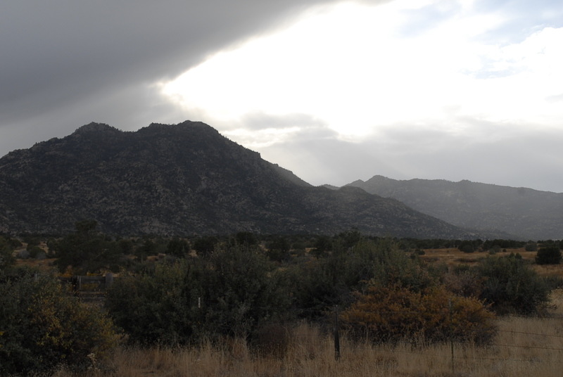 Prescott, AZ: Storm brewing Granite Mountain
