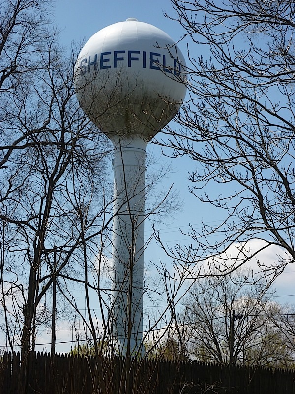 Sheffield, IL: Water Tower