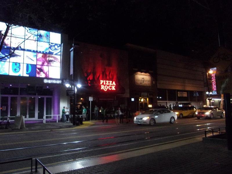 Sacramento, CA: Pizza Rock and K Street Nightlife.