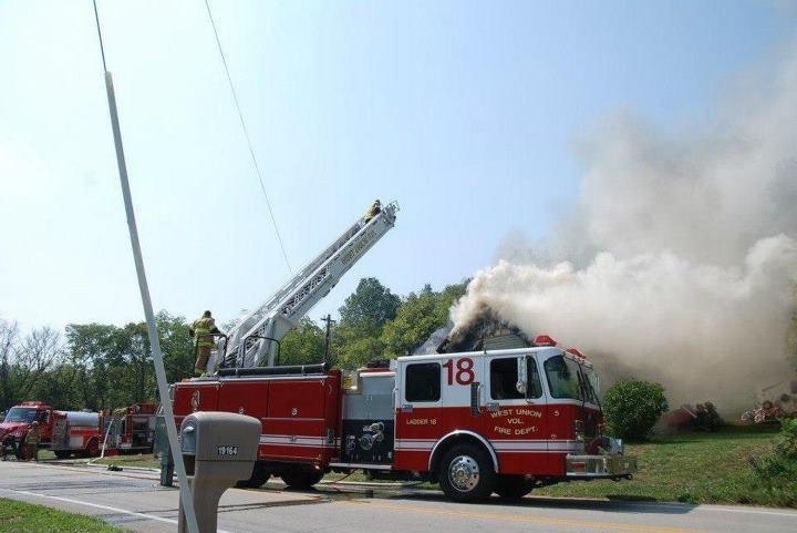 West Union, OH: Wufd ladder 18