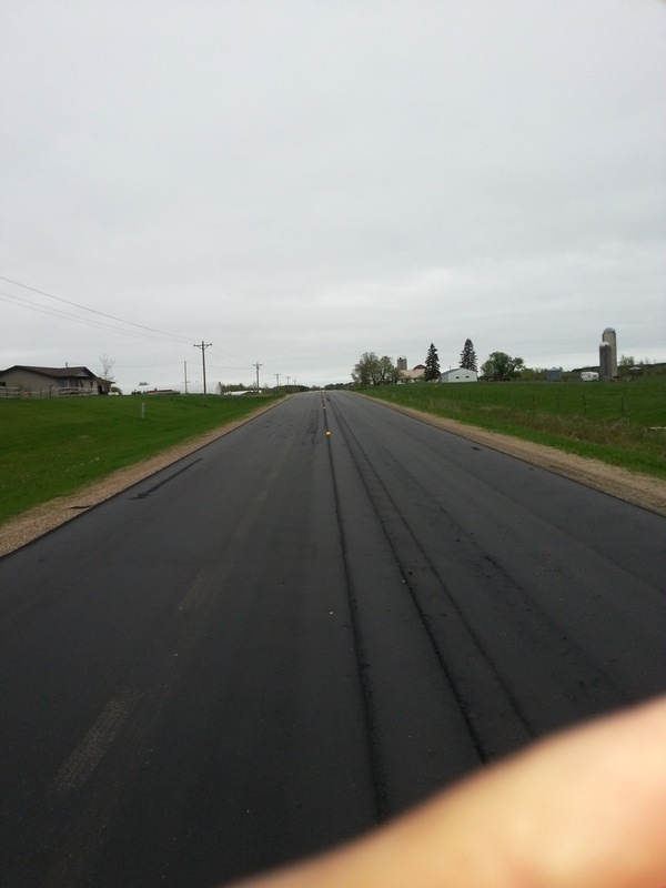 Staples, MN: repaving of county road 21