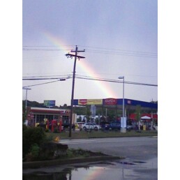 Bridgeville, PA: rainbow over get go