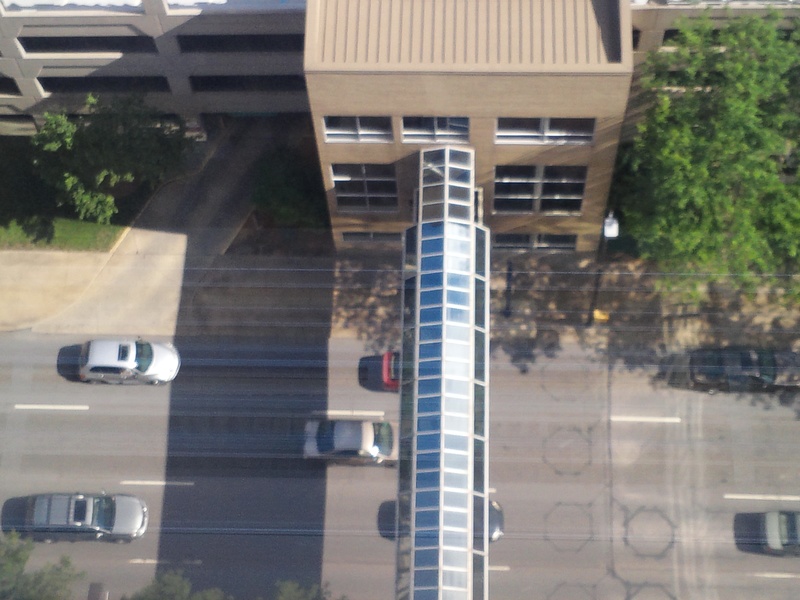 Fort Wayne, IN: looking down from 13 floors.