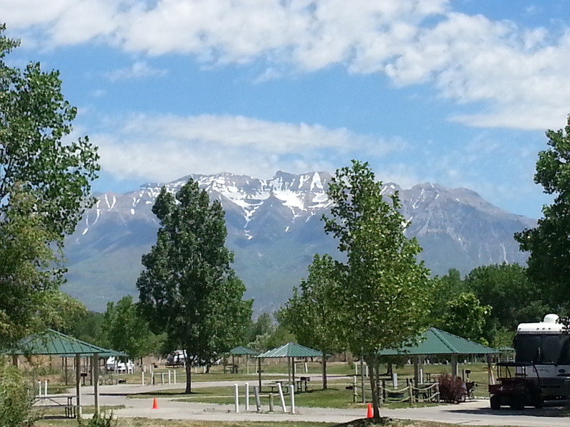 Provo, UT: Mountain view from State Park.