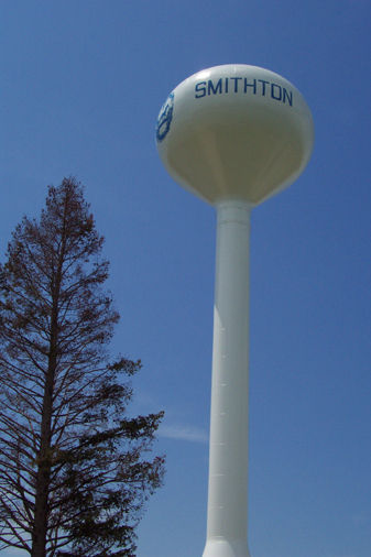 Smithton, IL: Smithton Water Tower by Barbara Markham of RE/MAX Preferred