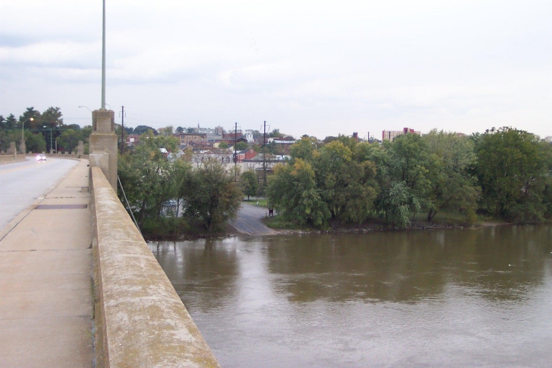 Columbia, PA: Columbia as seen from the Market St bridge.