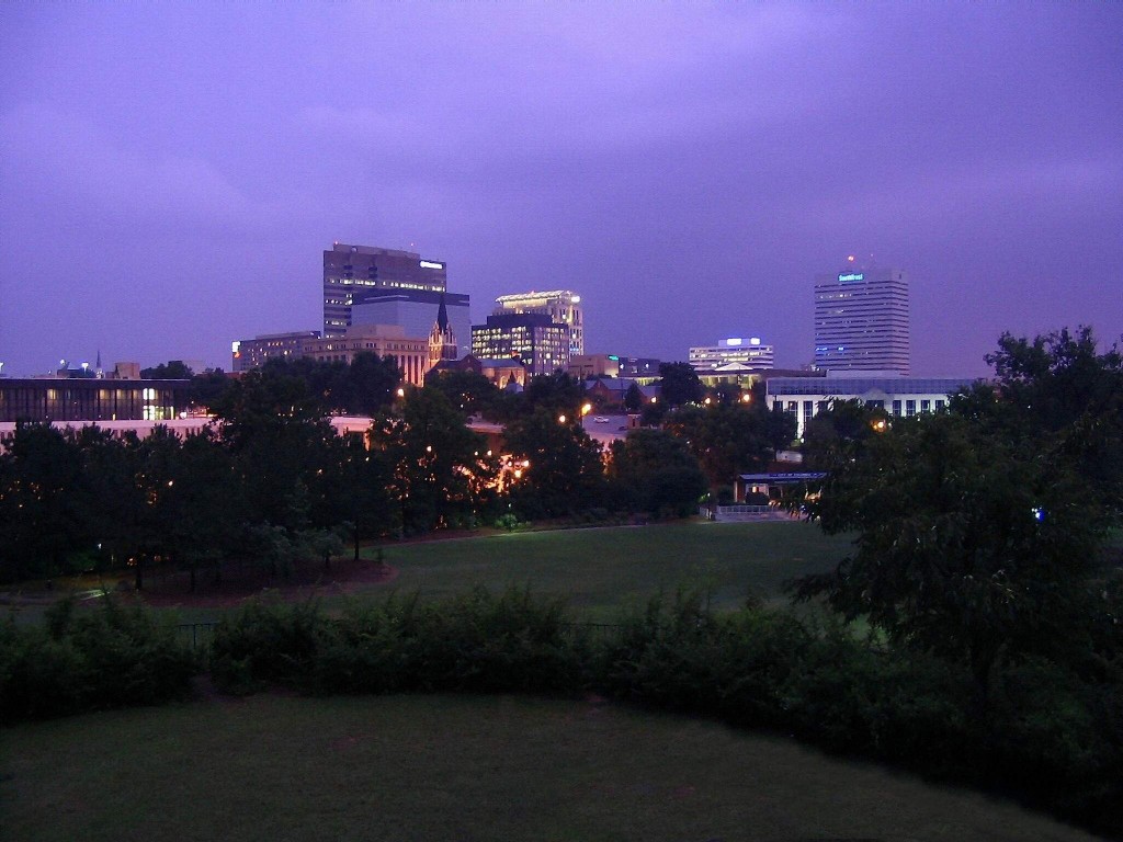 Columbia, SC: Downtown Columbia, SC as seen from Finlay Park