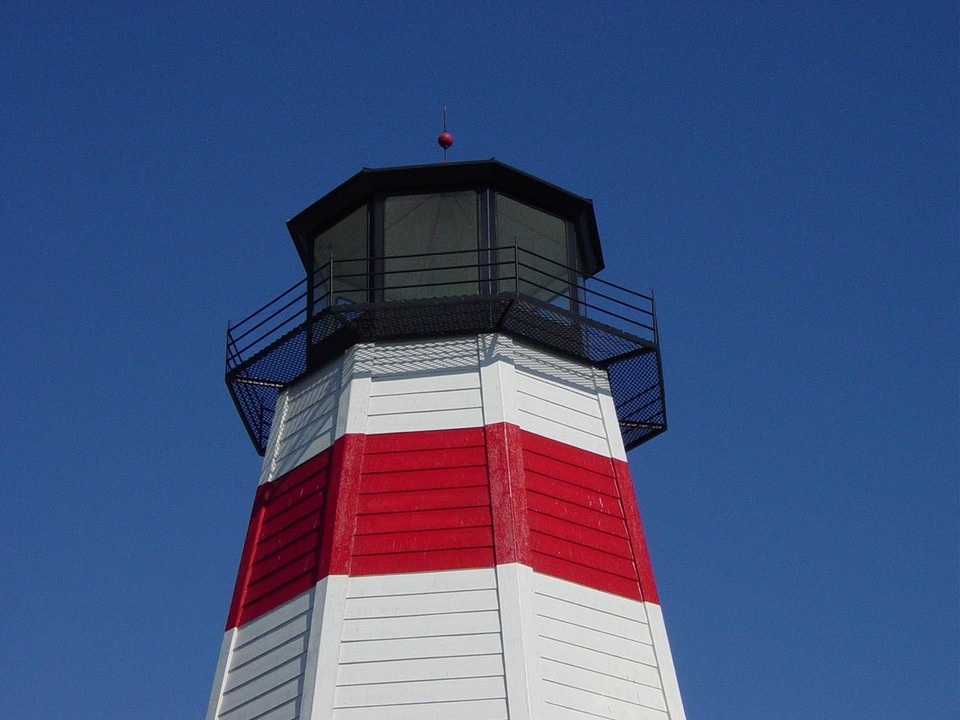 Treasure Island, FL: Photograph of the Lighthouse in John's Pass