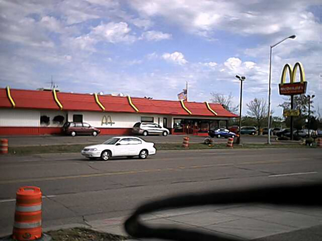 Medford, WI: McDonald's (Taken late afternoon, during rush hour traffic, on 9/16/04...Overcast sky)