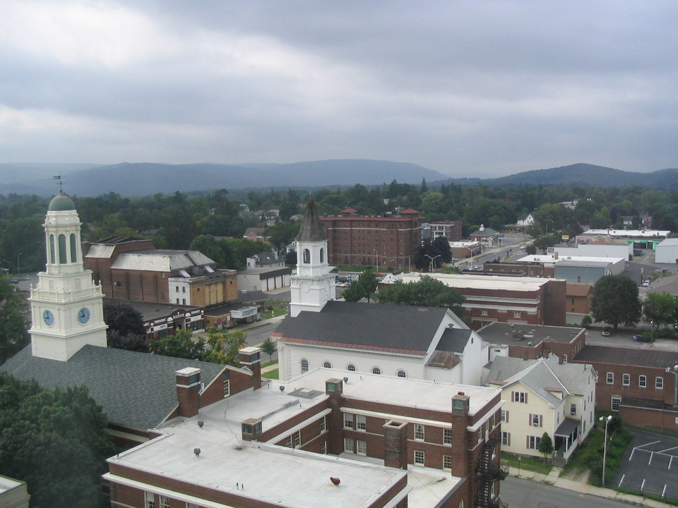 Pittsfield, MA: From 12th floor of Crowne Plaza