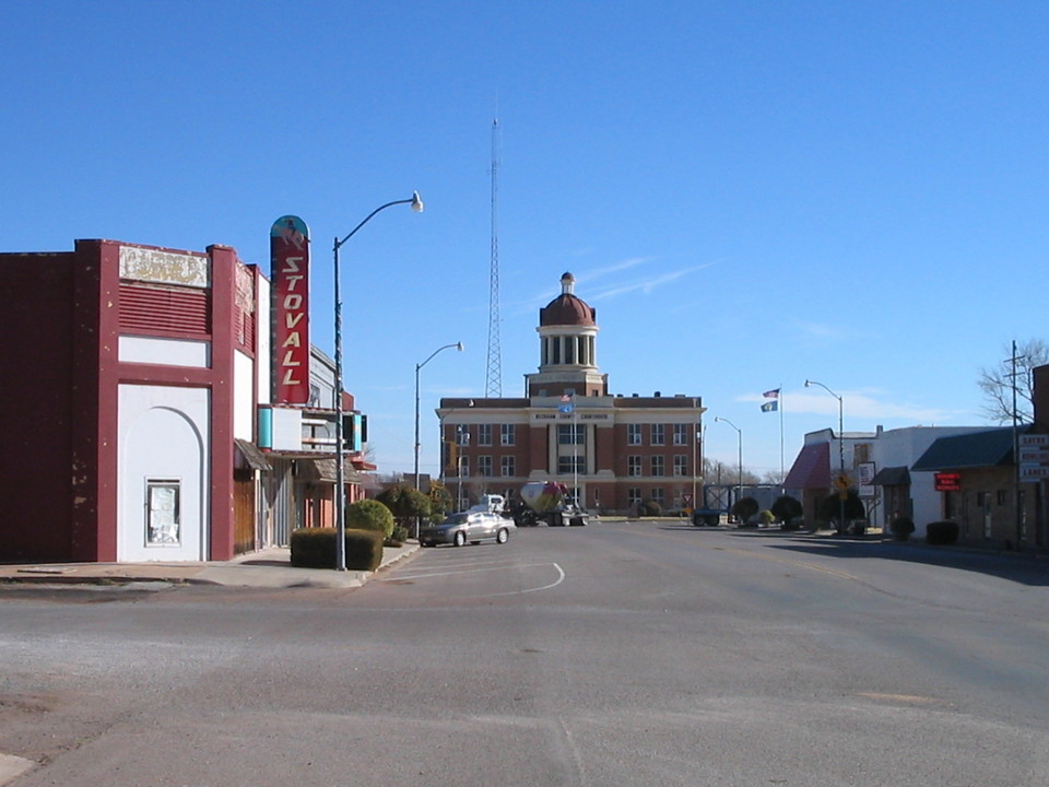 Sayre, OK: Beckham County Courthouse also in movie "The Grapes of Wrath"
