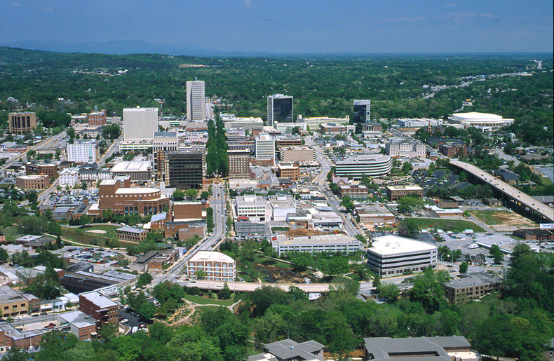 Greenville SC : Greenville SC skyline photo picture image (South
