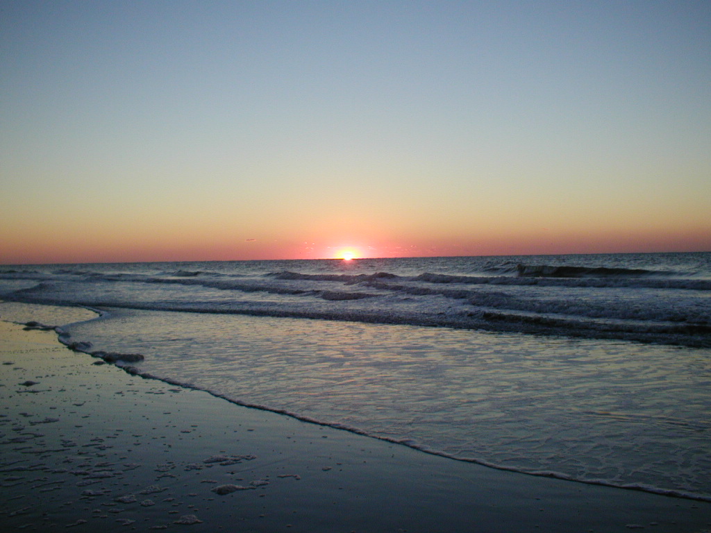 Myrtle Beach, SC: October sunrise from Myrtle Beach