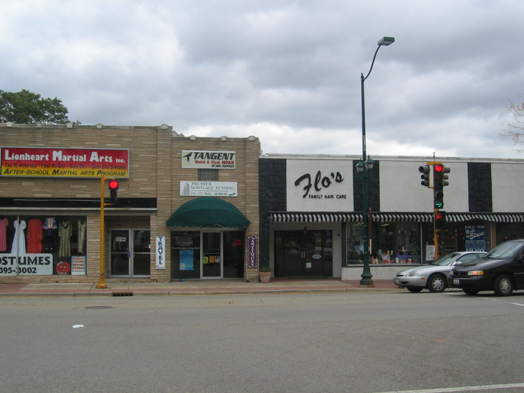 Antioch, IL: Downtown - East on Lake street looking at Main street