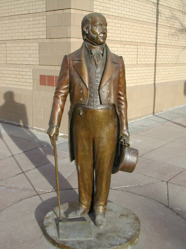 Rapid City, SD: City of Presidents, Rapid City SD John Quincy Adams Bronze Statue