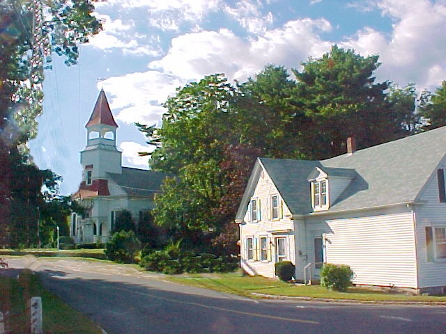 Freetown, MA: Congregational-Christian Church and Parsonage in East Freetown