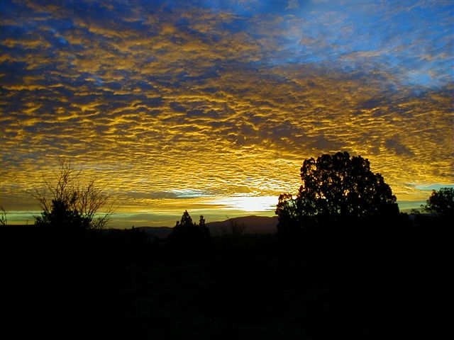 Chino Valley, AZ: Sunrise over Chino Valley