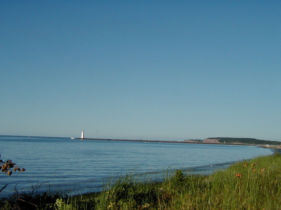 Sodus, NY: Light House on Lake Ontario in Sodus Point