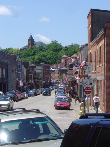 Galena, IL: Downtown Galena (looking Southwest)
