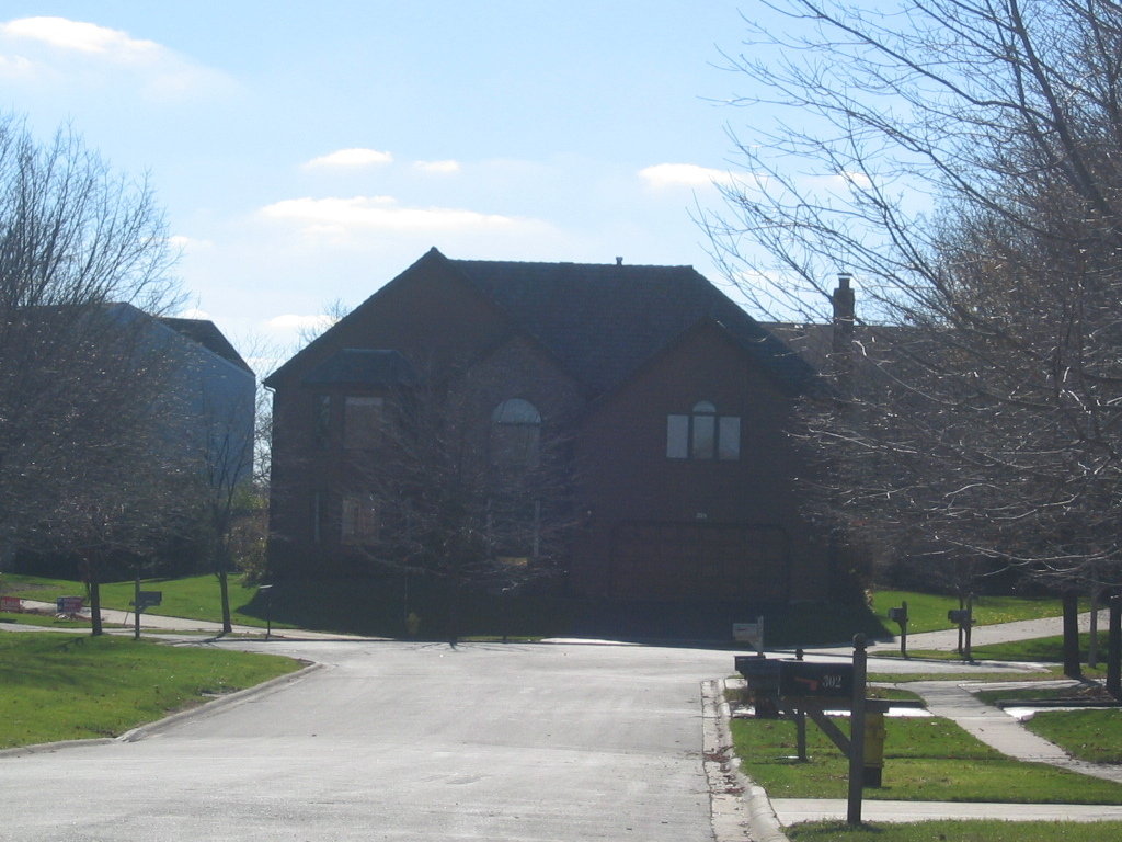 Grayslake, IL: Home on Belle Court, just south of Belvidere.Road, across from the Lake