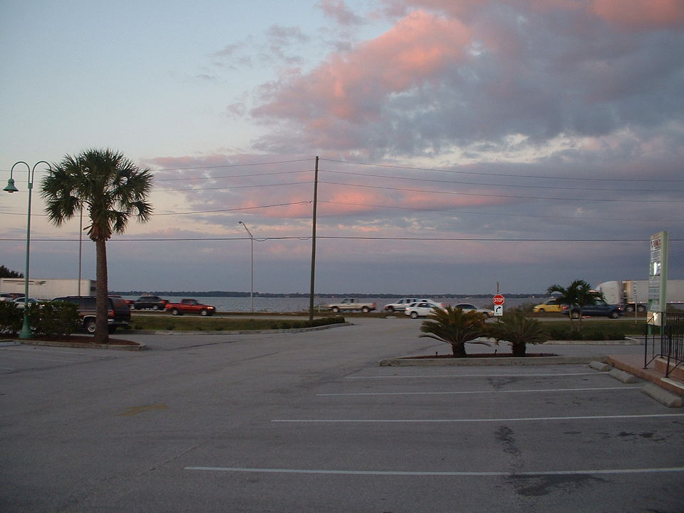 Sebring, FL: Evening Sky Over Lake Jackson, Sebring,Fla
