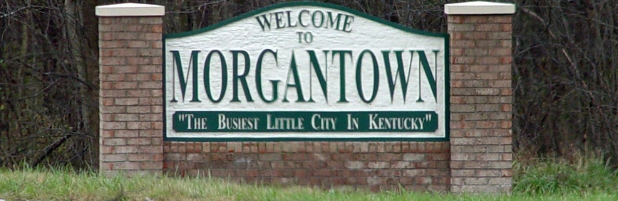 Morgantown, KY: City Welcome Sign