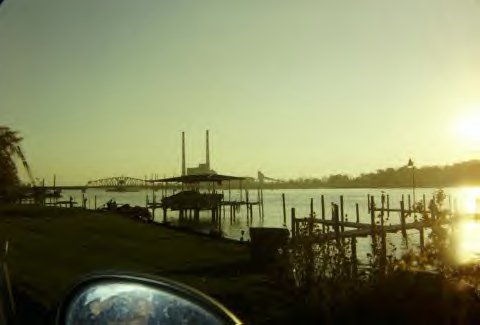 Grosse Ile, MI: View of trenton channel from the island.