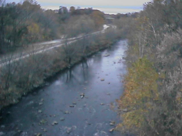 Baltimore, MD: The Gwynns Falls from the Baltimore Street Bridge