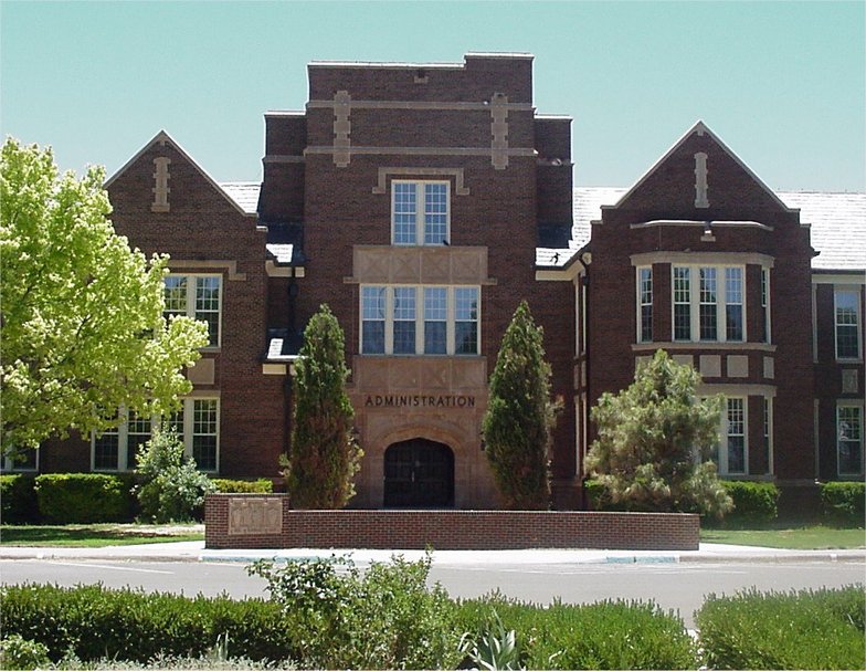 Portales, NM: Eastern New Mexico University Administration Building - Portales