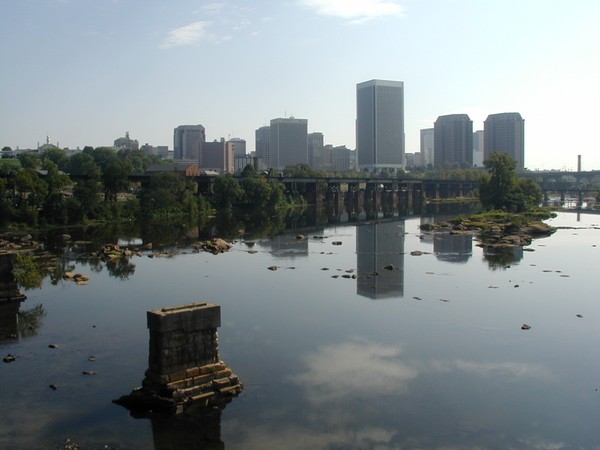 Richmond, VA: View from the Bell Isle Bridge