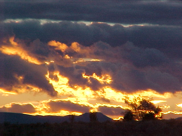 Paulden, AZ: Sunset from Catalina St